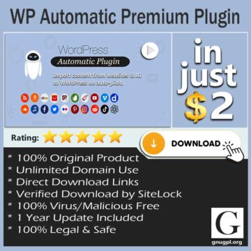 Wordpress Automatic Premium Plugin