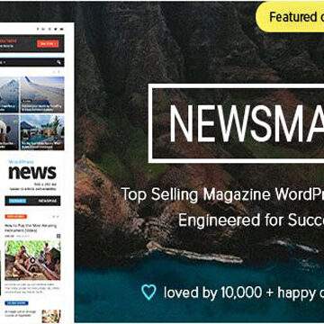 Newsmag News Magazine, Newspaper WordPress theme