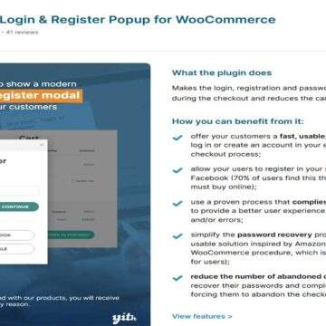 YITH Easy Login & Register Popup for WooCommerce