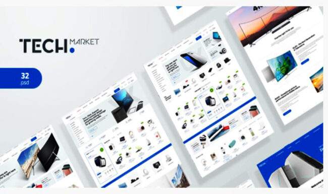 GPL Shopify Themes: TechMarket - Ultimate Shopify Template in Just $3 ⭐ ...