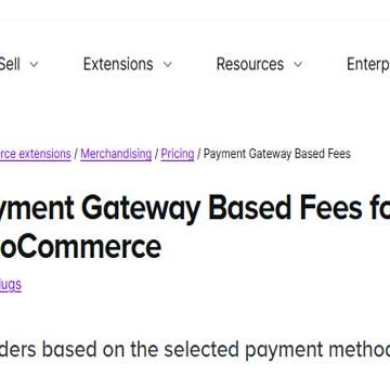 Payment Gateway Based Fees for WooCommerce