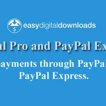 Easy Digital Downloads – PayPal Website Payments Pro and PayPal Express Gateway